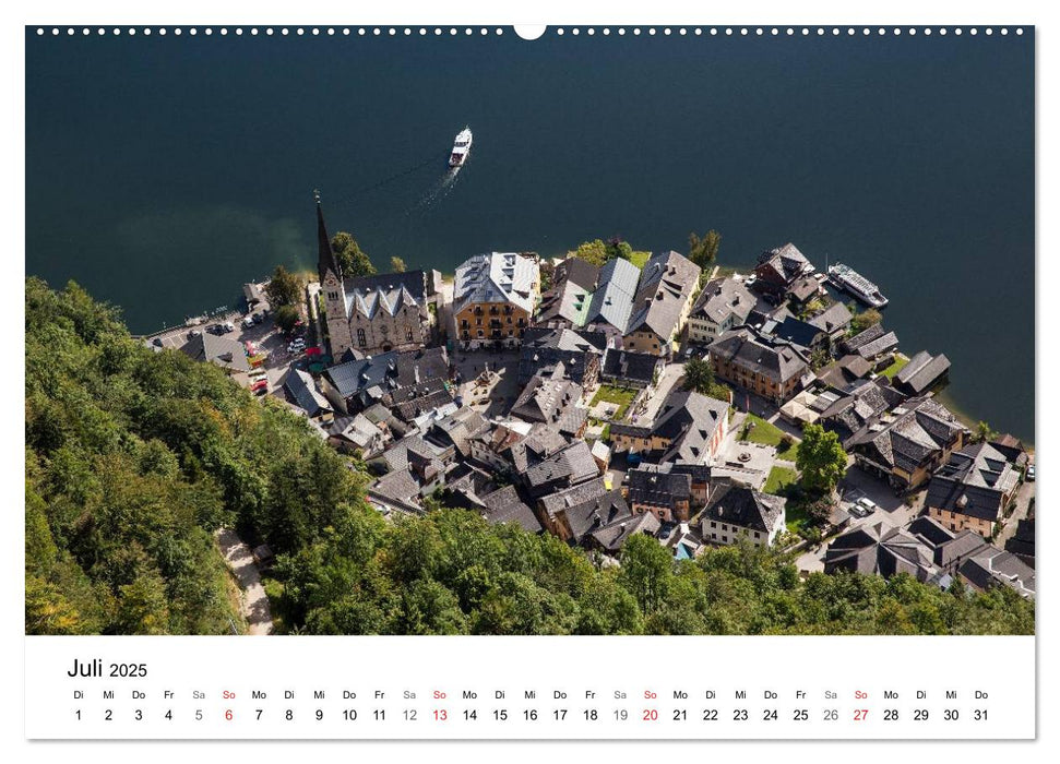 Salzkammergut - Die schönsten Seen Oberösterreichs (CALVENDO Premium Wandkalender 2025)