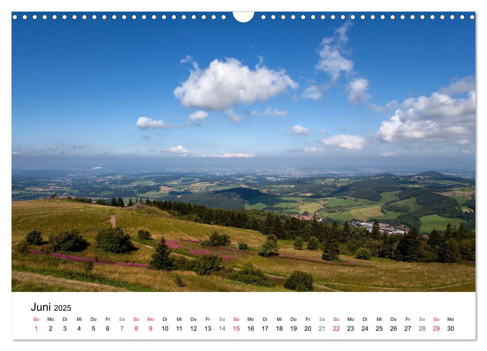 Die Rhön (CALVENDO Wandkalender 2025)