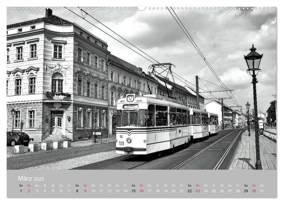 Potsdam schwarz auf weiß (CALVENDO Wandkalender 2025)