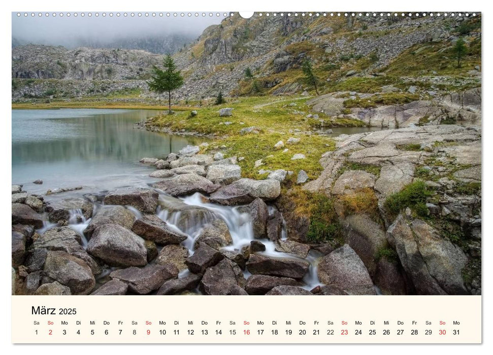 Trentino - Von den Dolomiten bis zum Gardasee (CALVENDO Premium Wandkalender 2025)