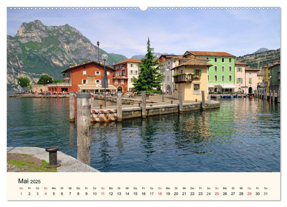 Trentino - Von den Dolomiten bis zum Gardasee (CALVENDO Premium Wandkalender 2025)