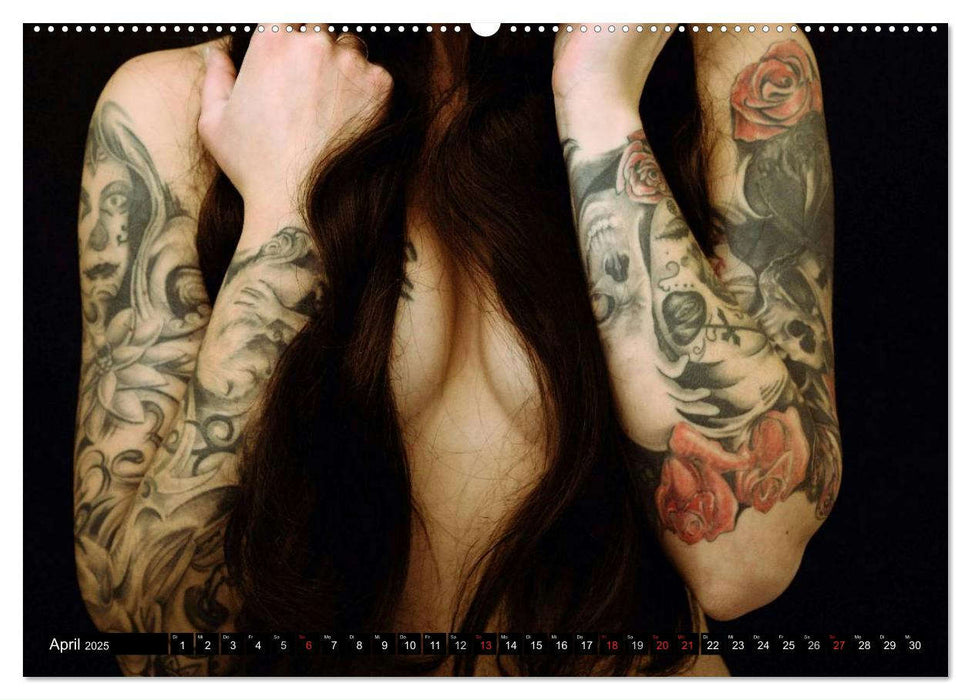 Körperkult Tattoo (CALVENDO Premium Wandkalender 2025)