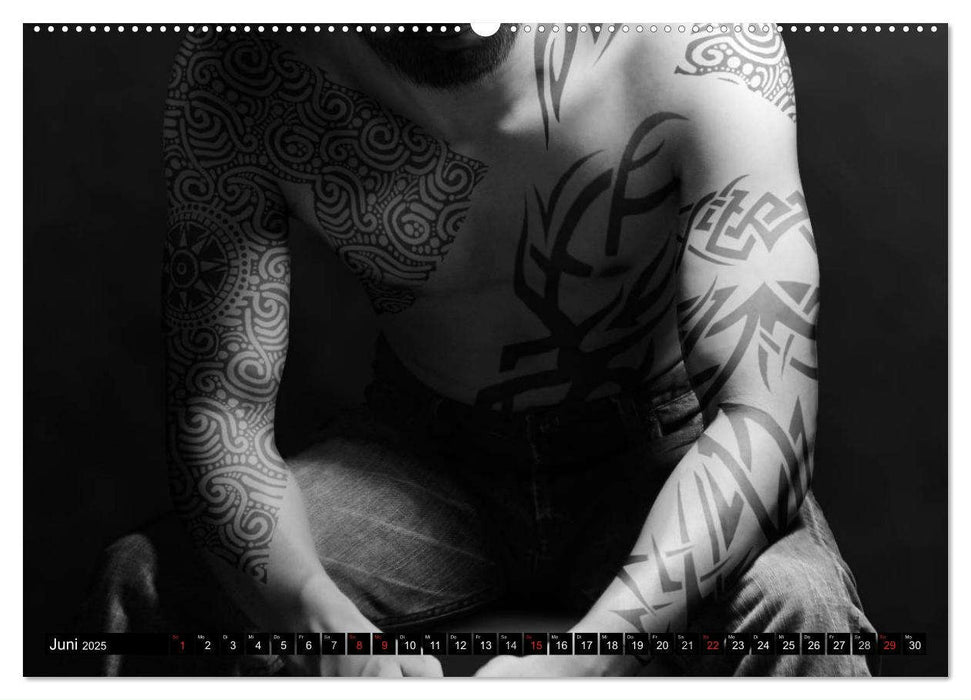 Körperkult Tattoo (CALVENDO Premium Wandkalender 2025)