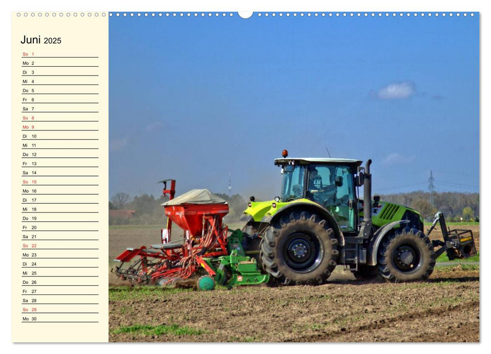 Landwirtschaftliche Maschinen im Einsatz (CALVENDO Premium Wandkalender 2025)