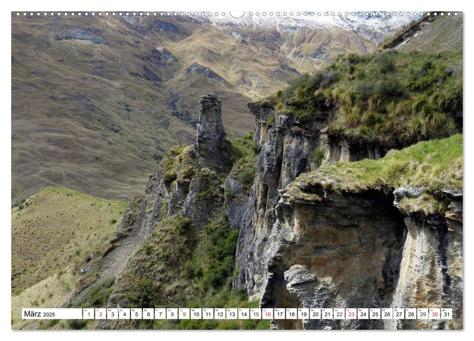 Neuseeland. Traumhafte Naturlandschaften (CALVENDO Premium Wandkalender 2025)