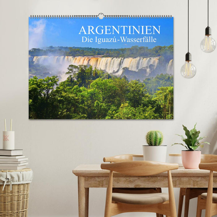 Argentinien. Die Iguazú-Wasserfälle (CALVENDO Wandkalender 2025)