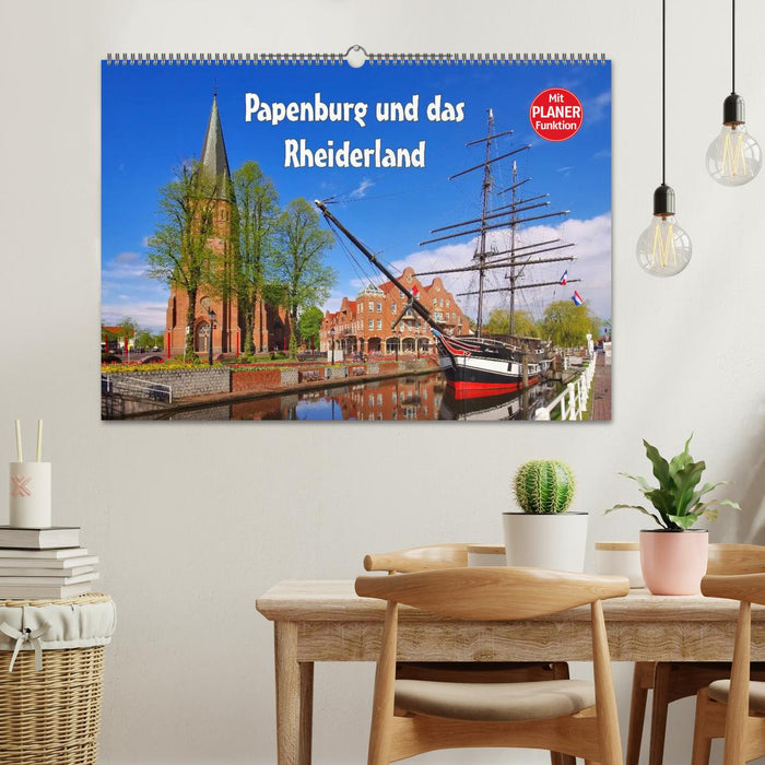 Papenburg und das Rheiderland (CALVENDO Wandkalender 2025)