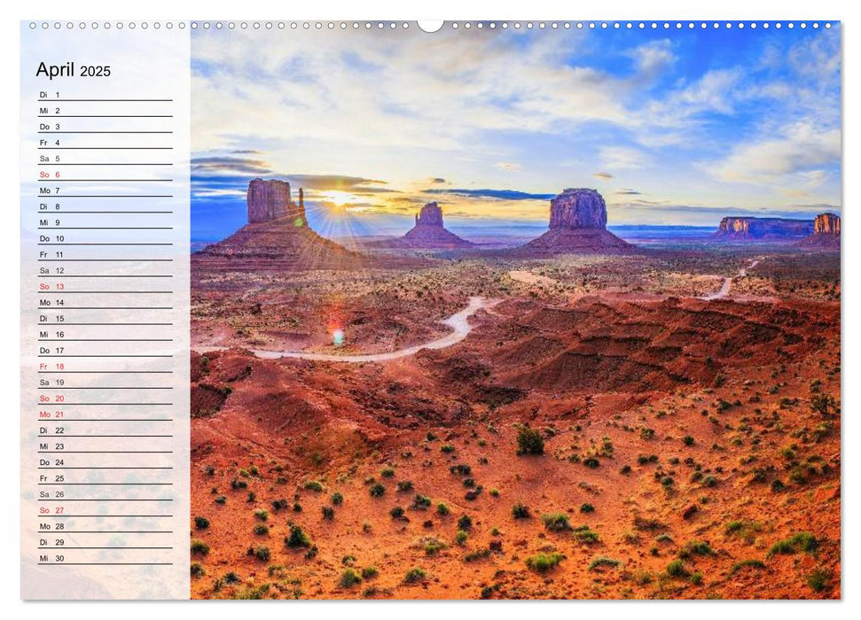 Naturlandschaften der USA. Der sagenhafte Südwesten (CALVENDO Premium Wandkalender 2025)