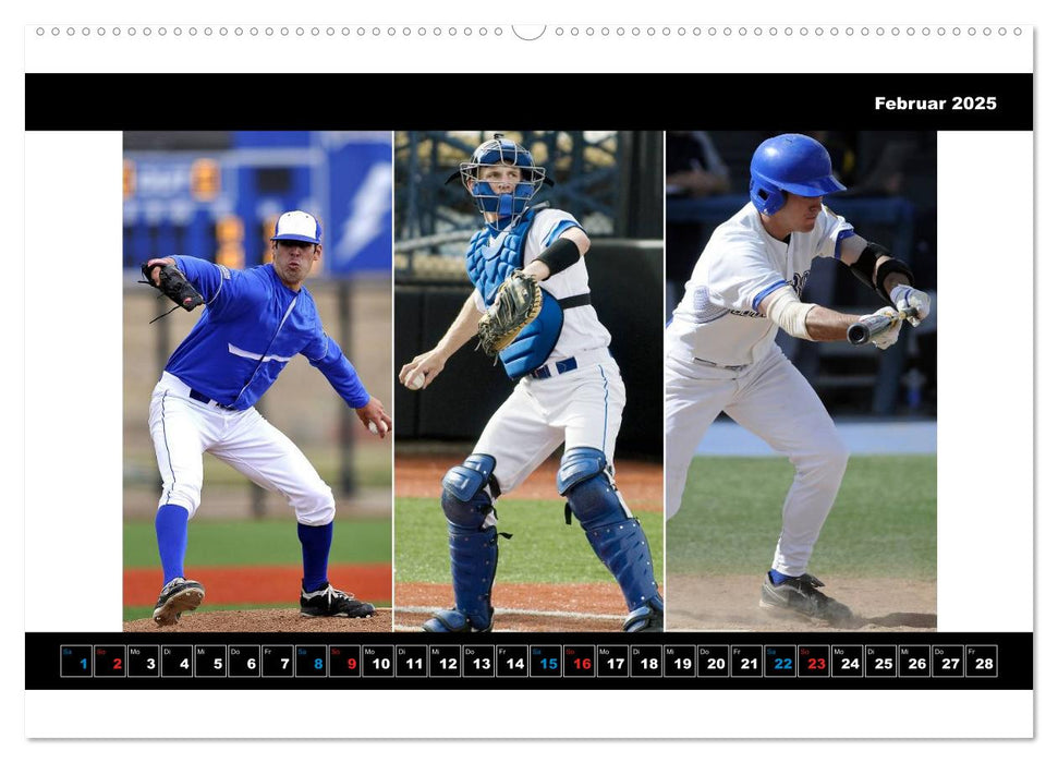 Kultsport Baseball (CALVENDO Premium Wandkalender 2025)