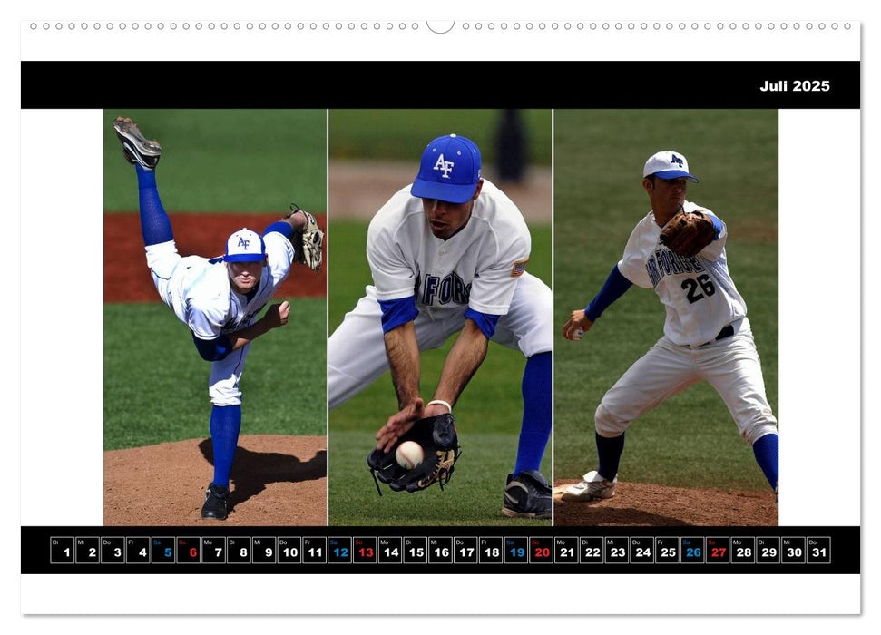 Kultsport Baseball (CALVENDO Premium Wandkalender 2025)