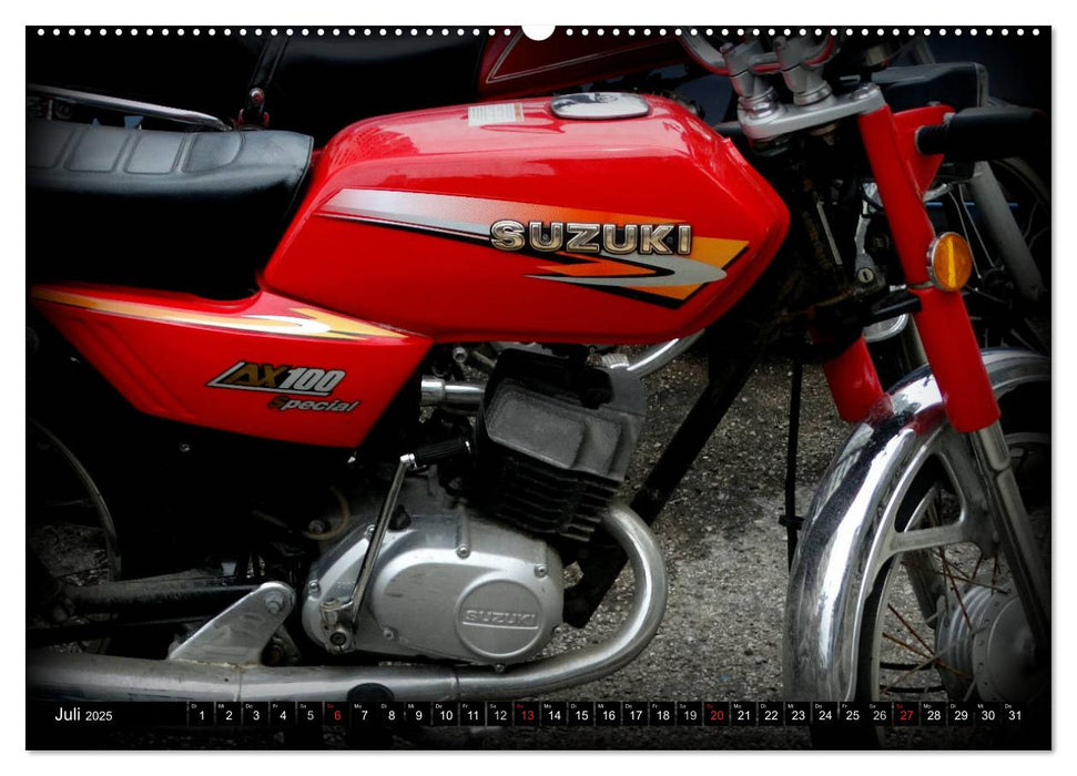 Motorrad-Legenden: SUZUKI (CALVENDO Premium Wandkalender 2025)