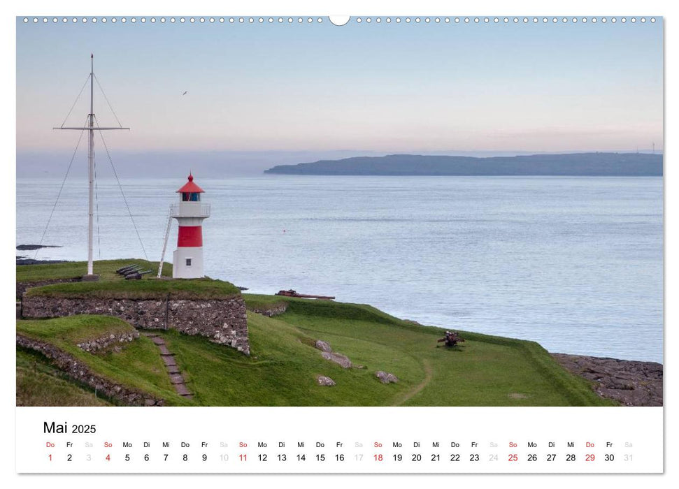 Tórshavn - Hauptstadt der Färöer Inseln (CALVENDO Premium Wandkalender 2025)