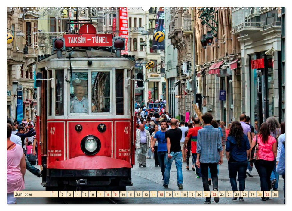 Durch die Welt mit der Straßenbahn (CALVENDO Wandkalender 2025)