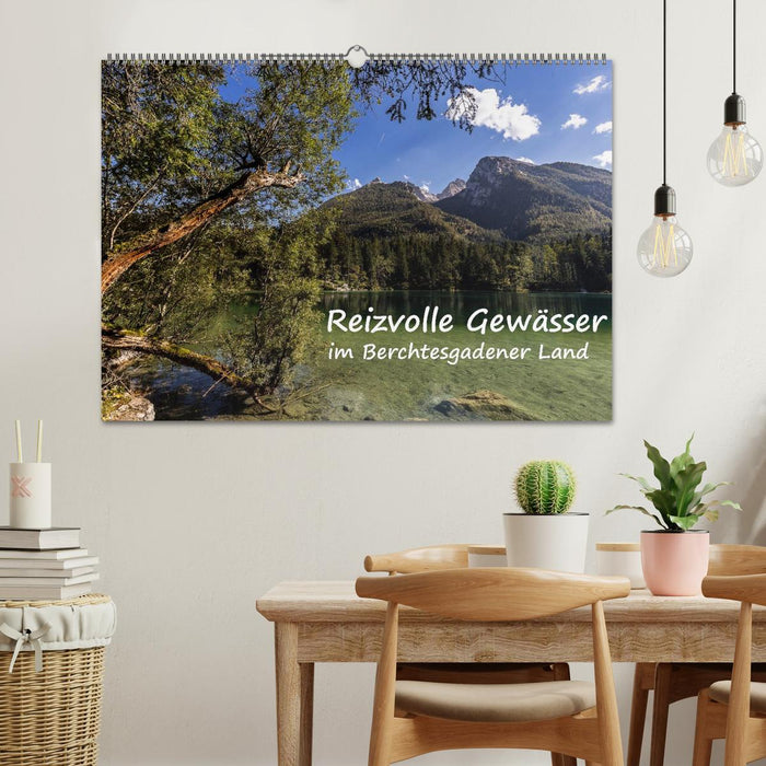 Reizvolle Gewässer im Berchtesgadener Land (CALVENDO Wandkalender 2025)