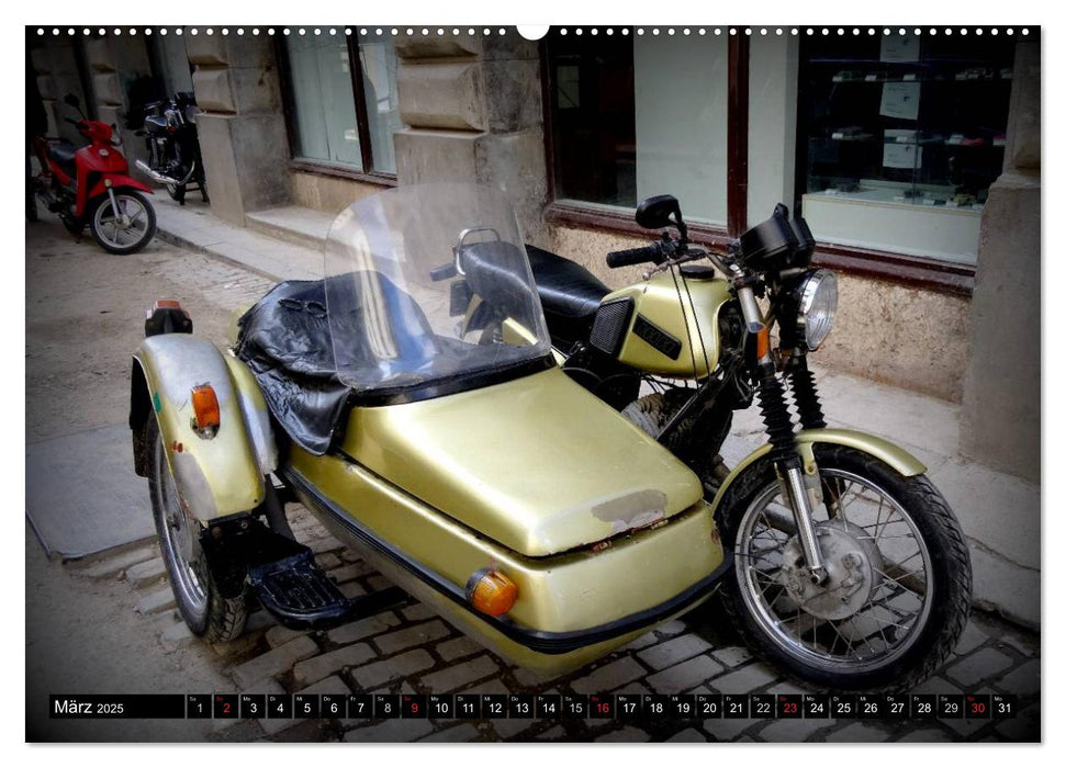 Motorrad-Legenden: IZH (CALVENDO Premium Wandkalender 2025)