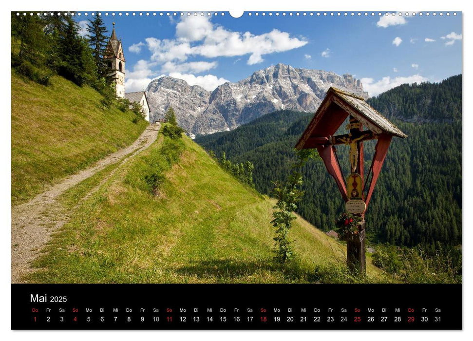 Ladinien - Wo Südtirol am schönsten ist (CALVENDO Premium Wandkalender 2025)