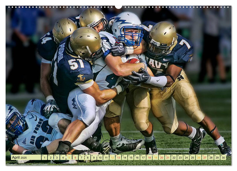 American Football - Taktik und Athletik (CALVENDO Premium Wandkalender 2025)