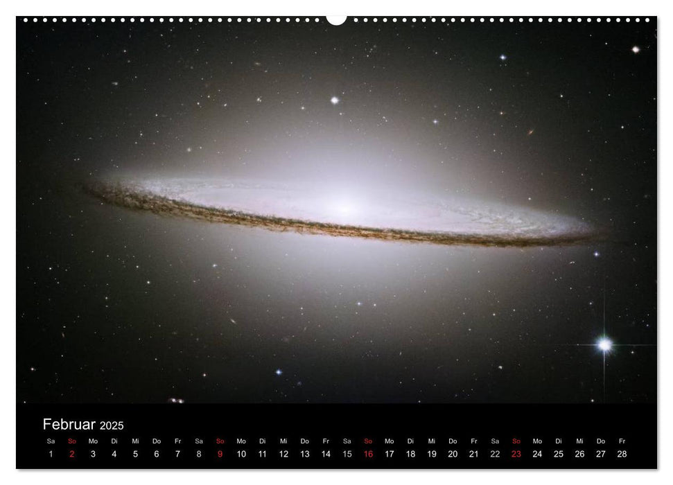 Der Weltraum. Spektakuläre Gasnebel und Galaxien (CALVENDO Premium Wandkalender 2025)