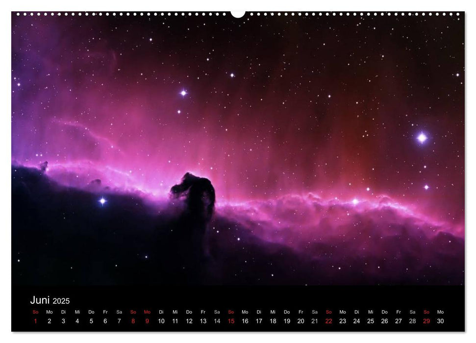 Der Weltraum. Spektakuläre Gasnebel und Galaxien (CALVENDO Premium Wandkalender 2025)