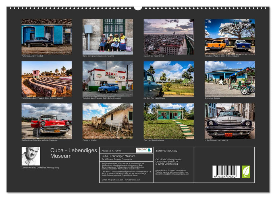 Cuba - Lebendiges Museum (CALVENDO Premium Wandkalender 2025)