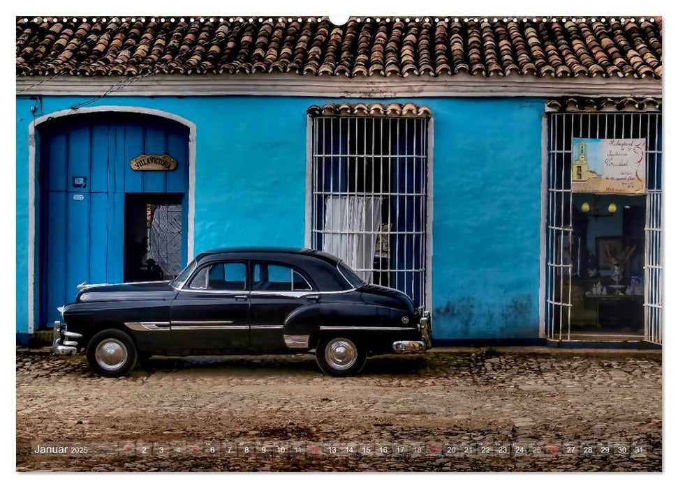 Cuba - Lebendiges Museum (CALVENDO Premium Wandkalender 2025)