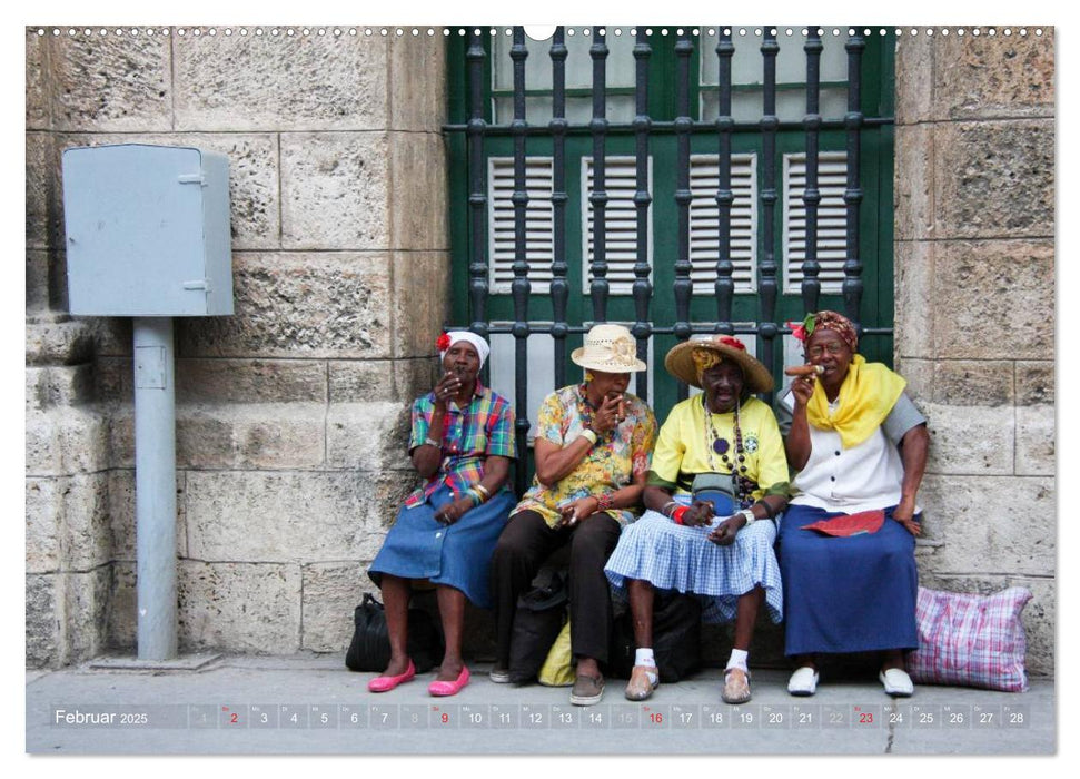 Cuba - Lebendiges Museum (CALVENDO Premium Wandkalender 2025)