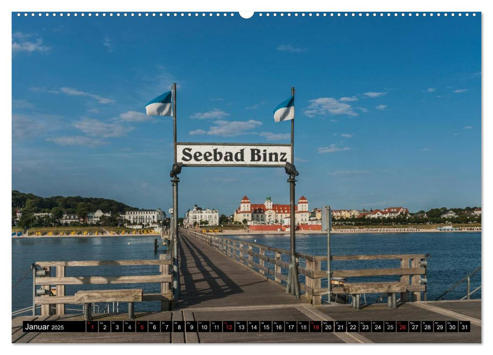 Ein Wochenende im Ostseebad Binz (CALVENDO Premium Wandkalender 2025)