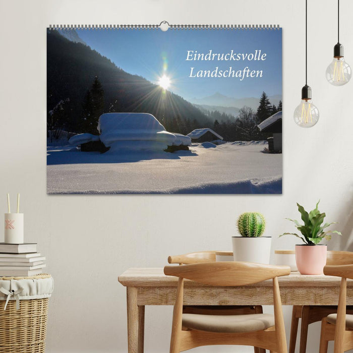 Eindrucksvolle Landschaften (CALVENDO Wandkalender 2025)