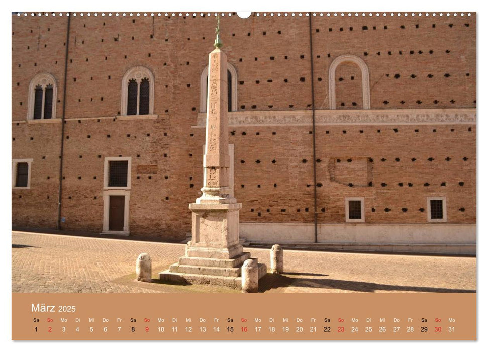 Urbino - Ein Spaziergang durch die Renaissance-Stadt in den Marken (CALVENDO Premium Wandkalender 2025)