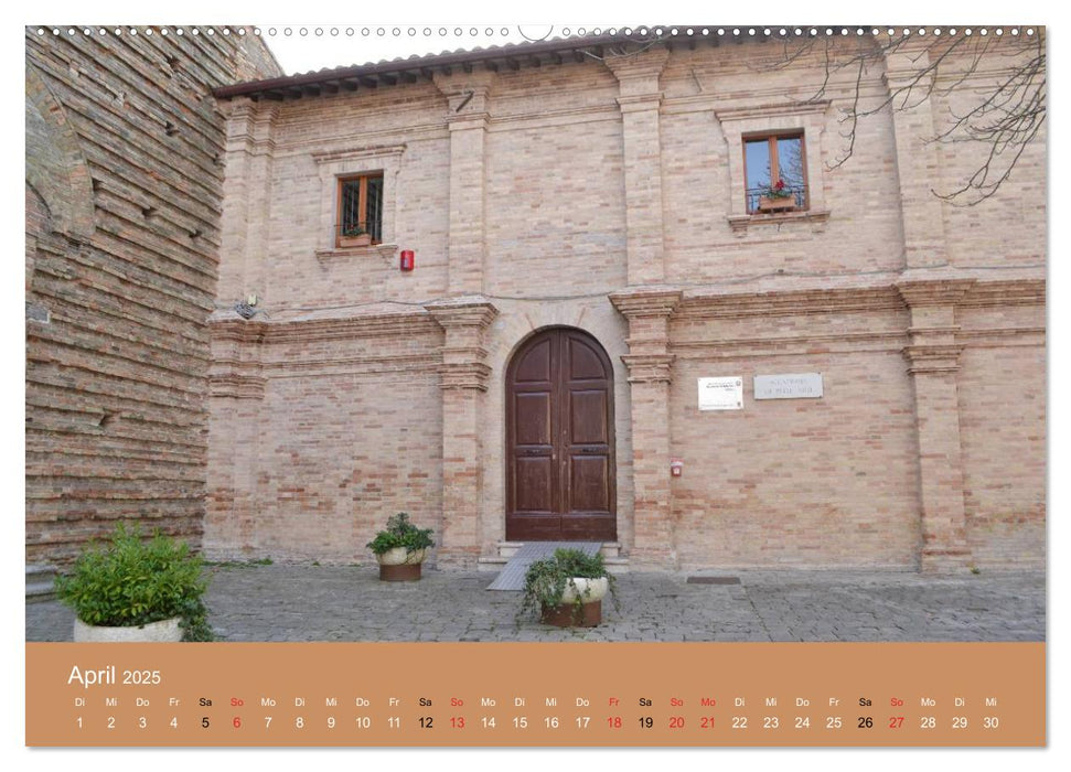 Urbino - Ein Spaziergang durch die Renaissance-Stadt in den Marken (CALVENDO Premium Wandkalender 2025)