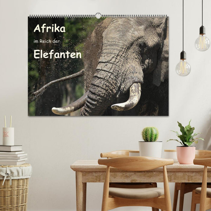 Afrika - im Reich der Elefanten (CALVENDO Wandkalender 2025)