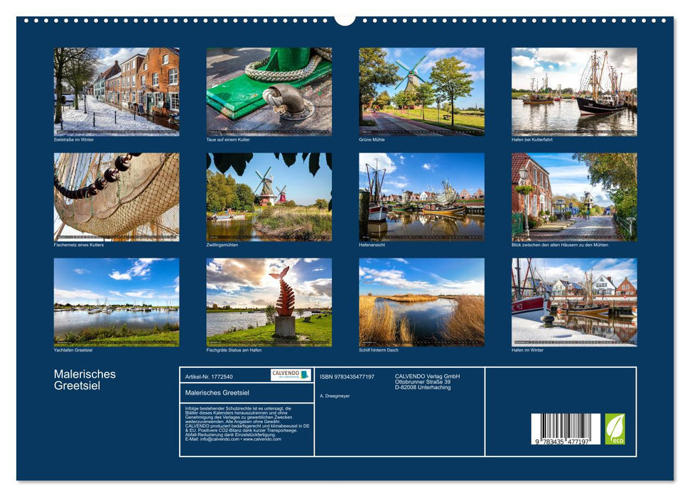 Malerisches Greetsiel (CALVENDO Premium Wandkalender 2025)