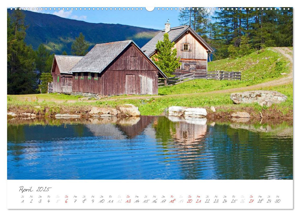 Einladung auf die Salzburger Almhütten (CALVENDO Wandkalender 2025)