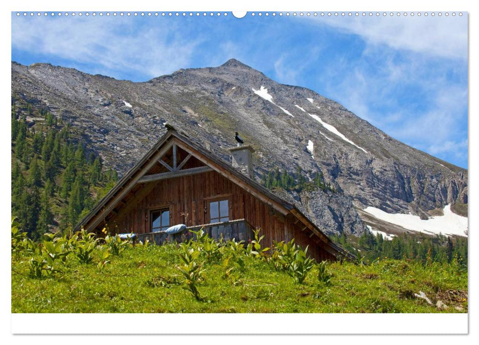 Einladung auf die Salzburger Almhütten (CALVENDO Wandkalender 2025)