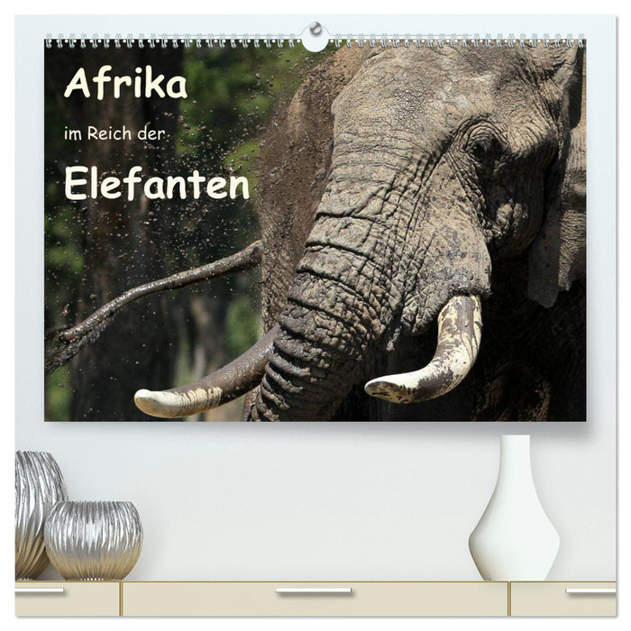 Afrika - im Reich der Elefanten (CALVENDO Premium Wandkalender 2025)