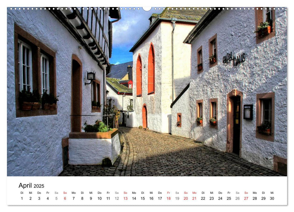 Die schönsten Orte der Eifel (CALVENDO Premium Wandkalender 2025)