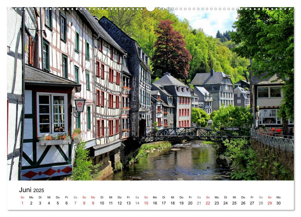 Die schönsten Orte der Eifel (CALVENDO Premium Wandkalender 2025)