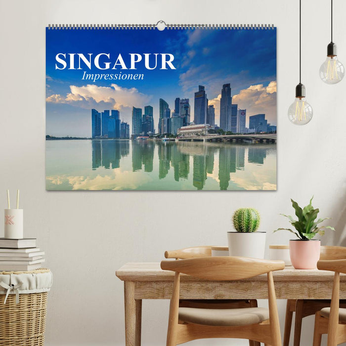 Singapur. Impressionen (CALVENDO Wandkalender 2025)