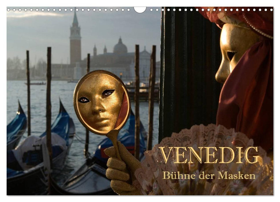 Venedig - Bühne der Masken (CALVENDO Wandkalender 2025)