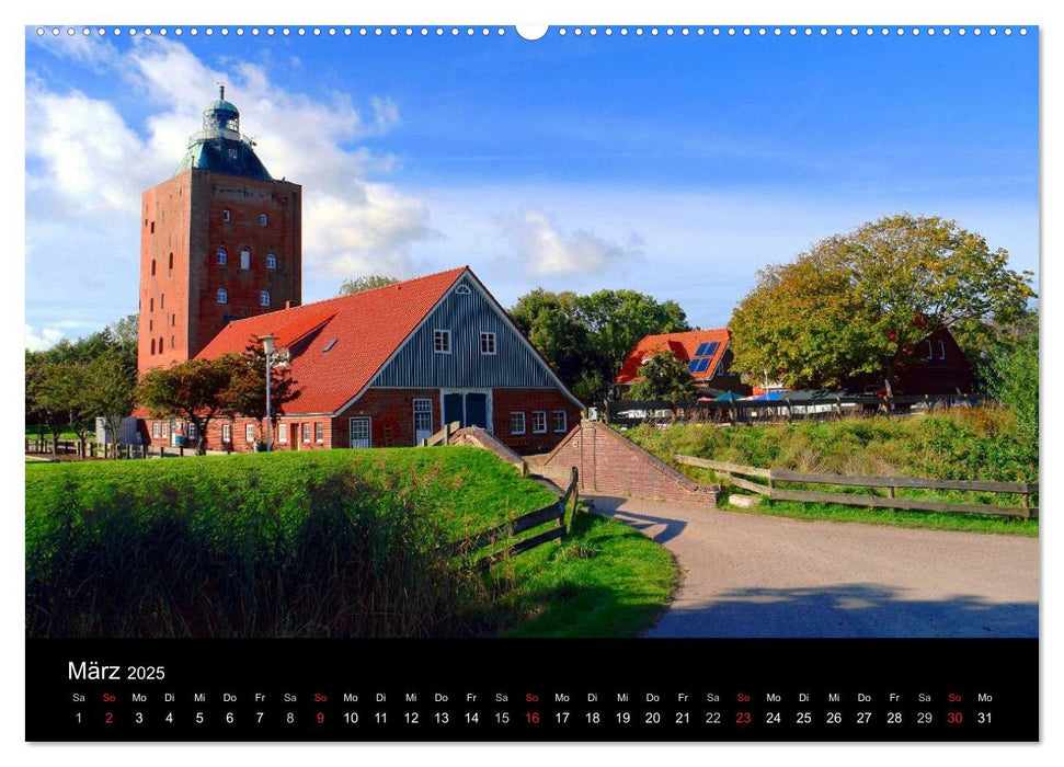 Zeit für... Insel Neuwerk - Kulturlandschaft im Wattenmeer (CALVENDO Premium Wandkalender 2025)