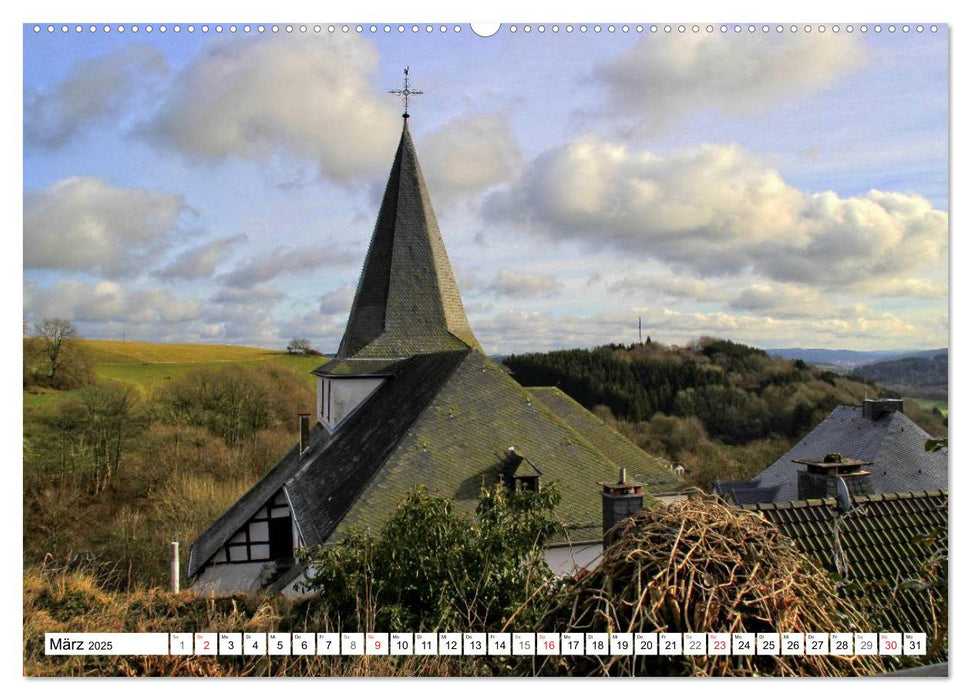 Die schönsten Orte in der Eifel - Kronenburg (CALVENDO Premium Wandkalender 2025)