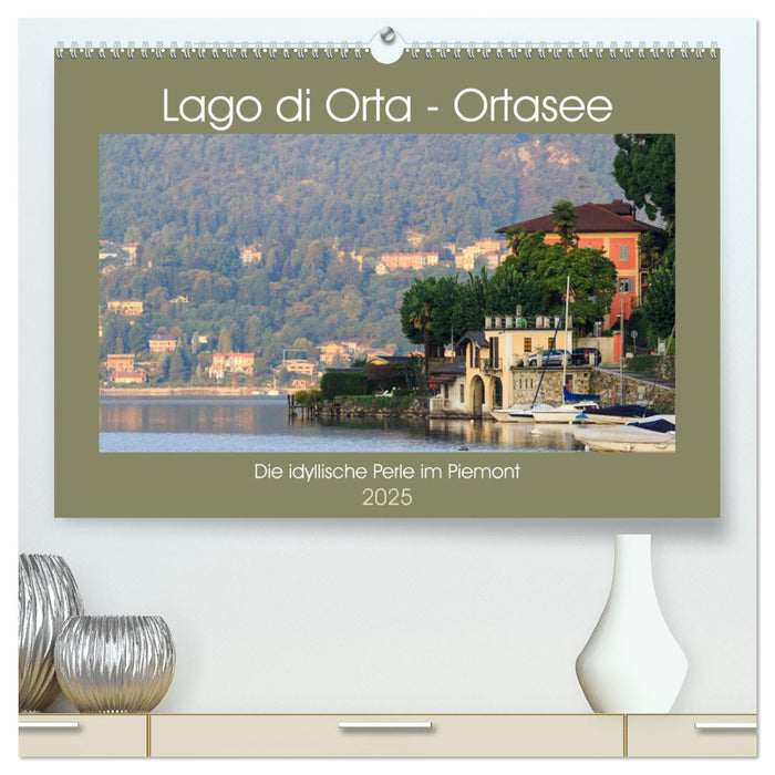 Lago di Orta - Ortasee (CALVENDO Premium Wandkalender 2025)