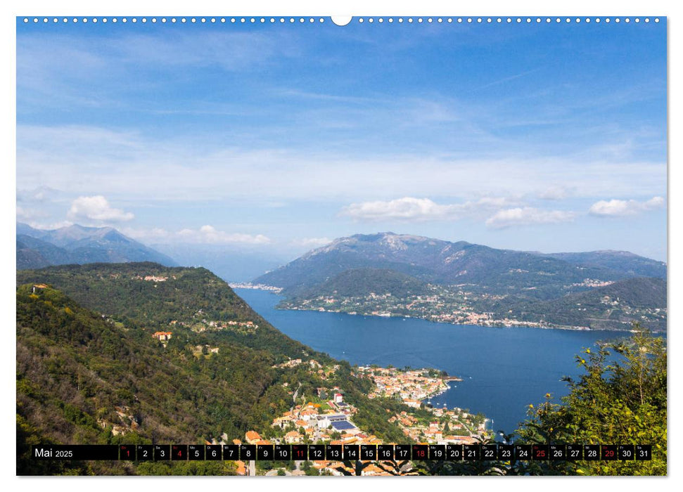 Lago di Orta - Ortasee (CALVENDO Premium Wandkalender 2025)