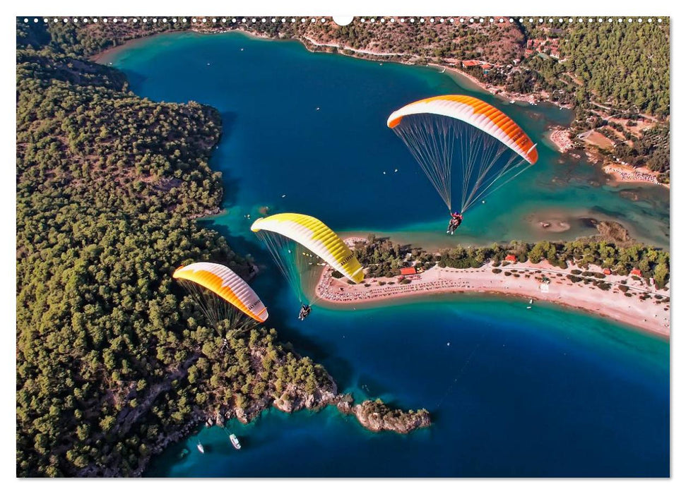 Freiheit und Abenteuer - Paragliding (CALVENDO Wandkalender 2025)