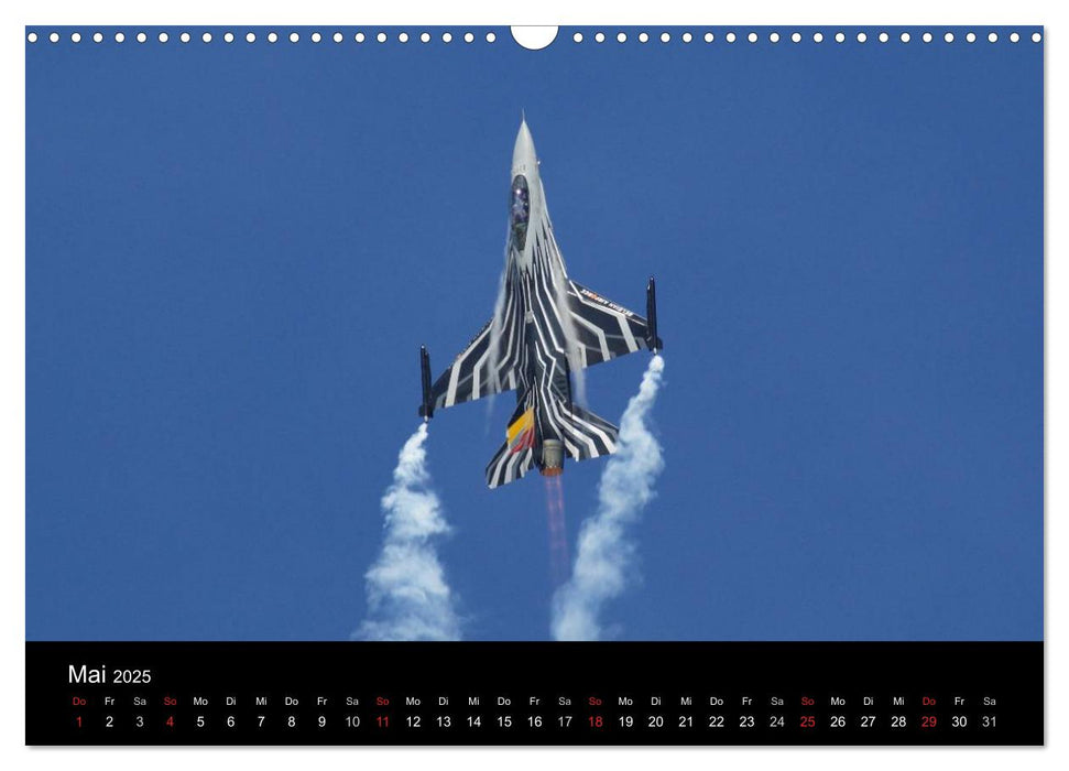 Militärflugzeuge 2025 (CALVENDO Wandkalender 2025)