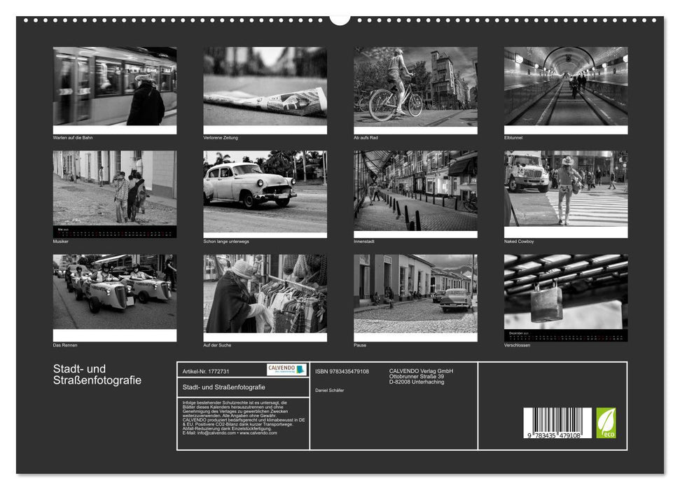 Stadt- und Straßenfotografie (CALVENDO Premium Wandkalender 2025)