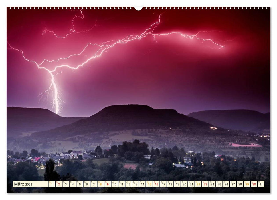 Gewaltige Natur - bedrohlich und schön (CALVENDO Premium Wandkalender 2025)