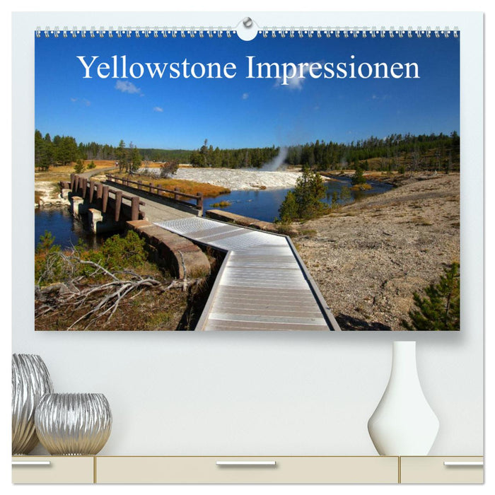 Yellowstone Impressionen (CALVENDO Premium Wandkalender 2025)