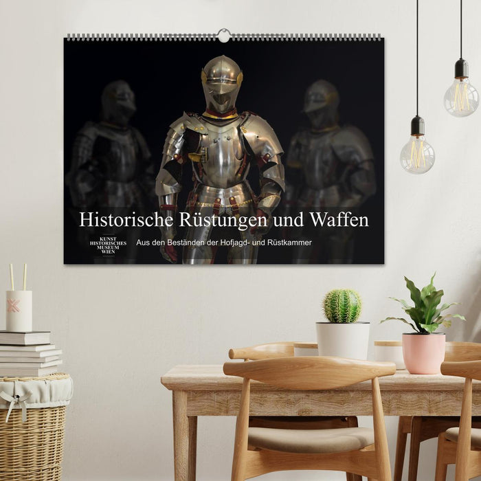 Historische Rüstungen und Waffen (CALVENDO Wandkalender 2025)