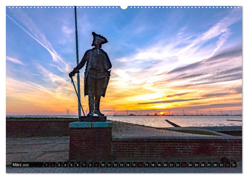 EMDEN Seehafenstadt mit Flair (CALVENDO Premium Wandkalender 2025)